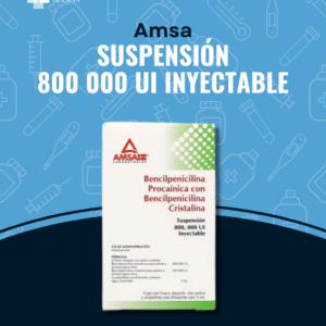 Amsa 800,000 UI Inyectable en Guanajuato | Distribuidora Guzmán