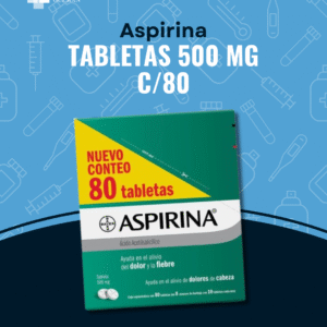 Aspirina c/80 en Guanajuato | Distribuidora Guzmán