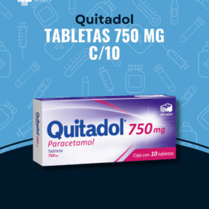 Quitadol 750mg C/ 10tab en Guanajuato | Distribuidora Guzmán