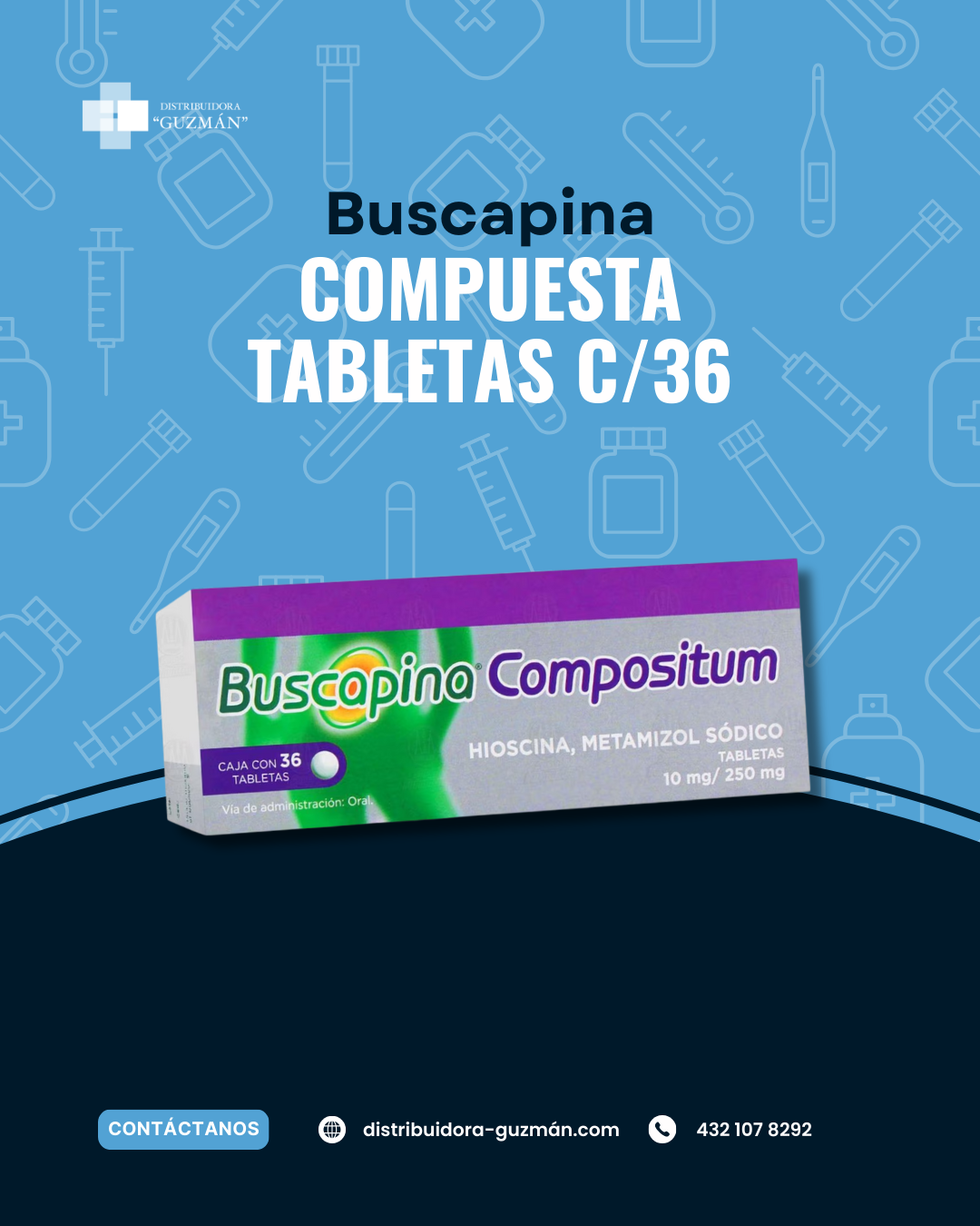 Buscapina Compuesta c/36 en Guanajuato | Distribuidora Guzmán