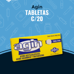 Agin C 20 tabletas en Guanajuato | Distribuidora Guzmán