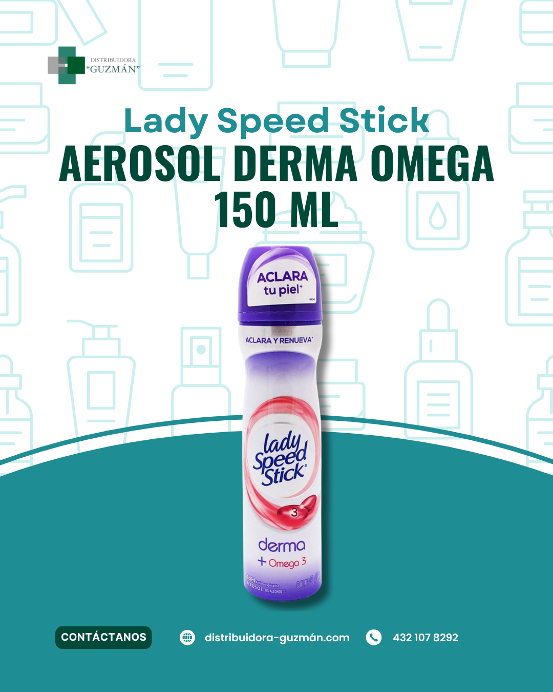 Lady Speed Aerosol Derma Omega3 150ml