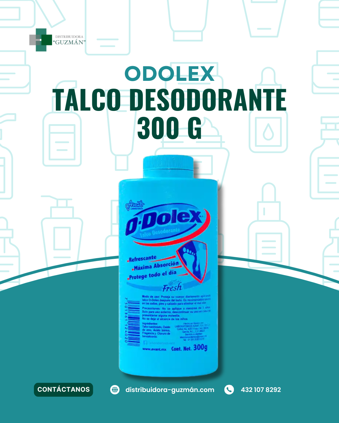 Odolex Talco 300g