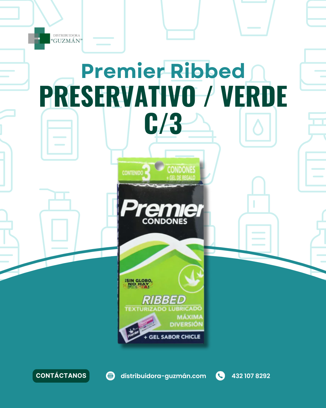 Condon Premier Ribbed Verde C/3