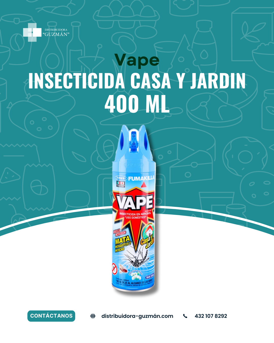 Vape 400ml casa/jardin