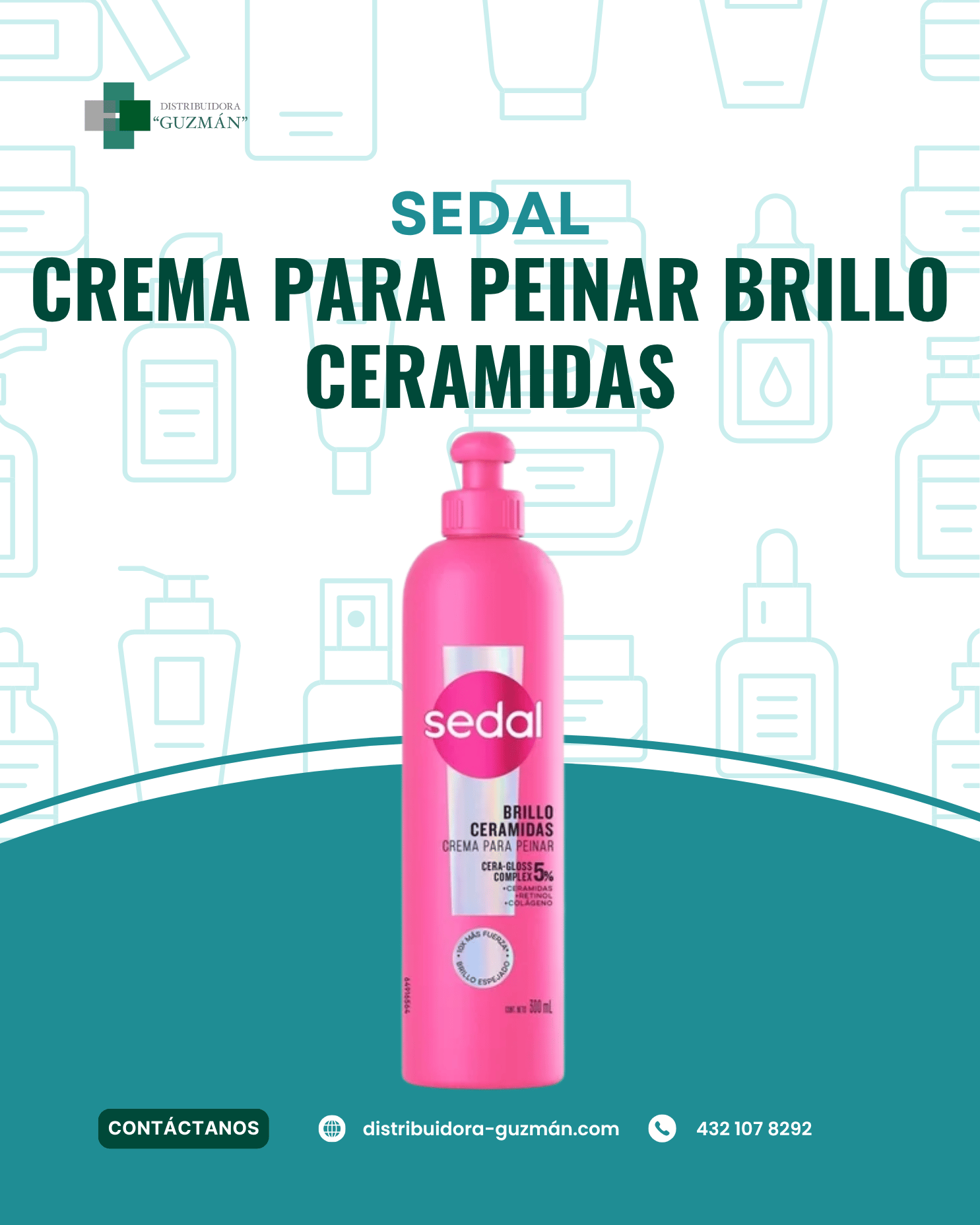 Crema para peinar Sedal ceramidas 300 ml