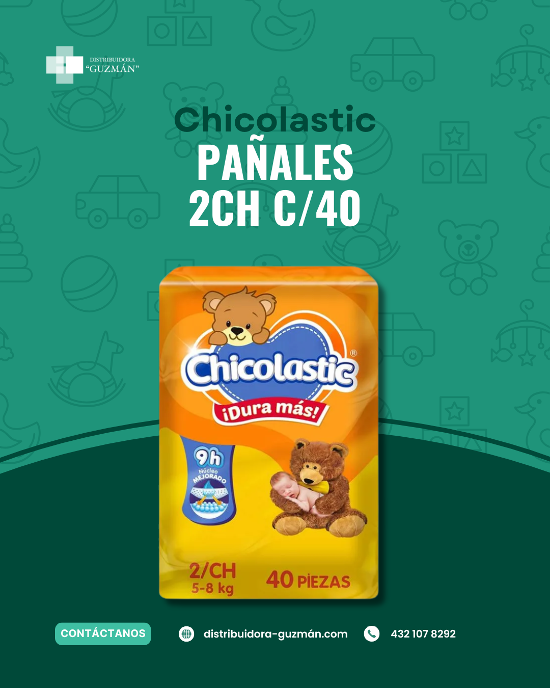 Pañal Chicolastic CH2 c/40