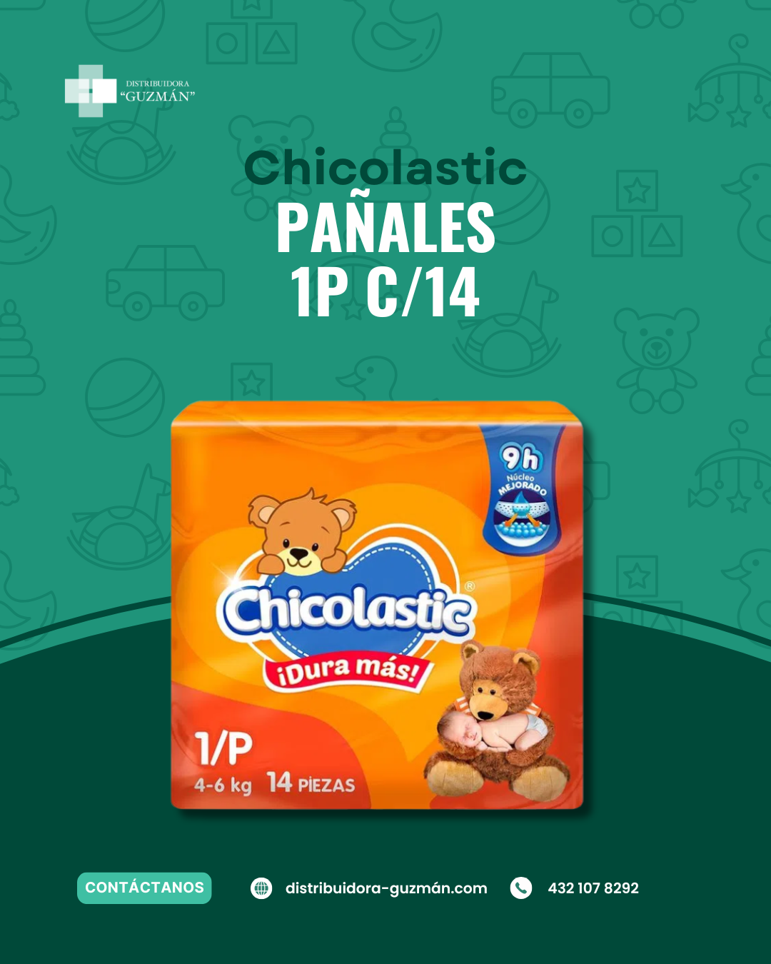 Pañal Chicolastic P1 c/14