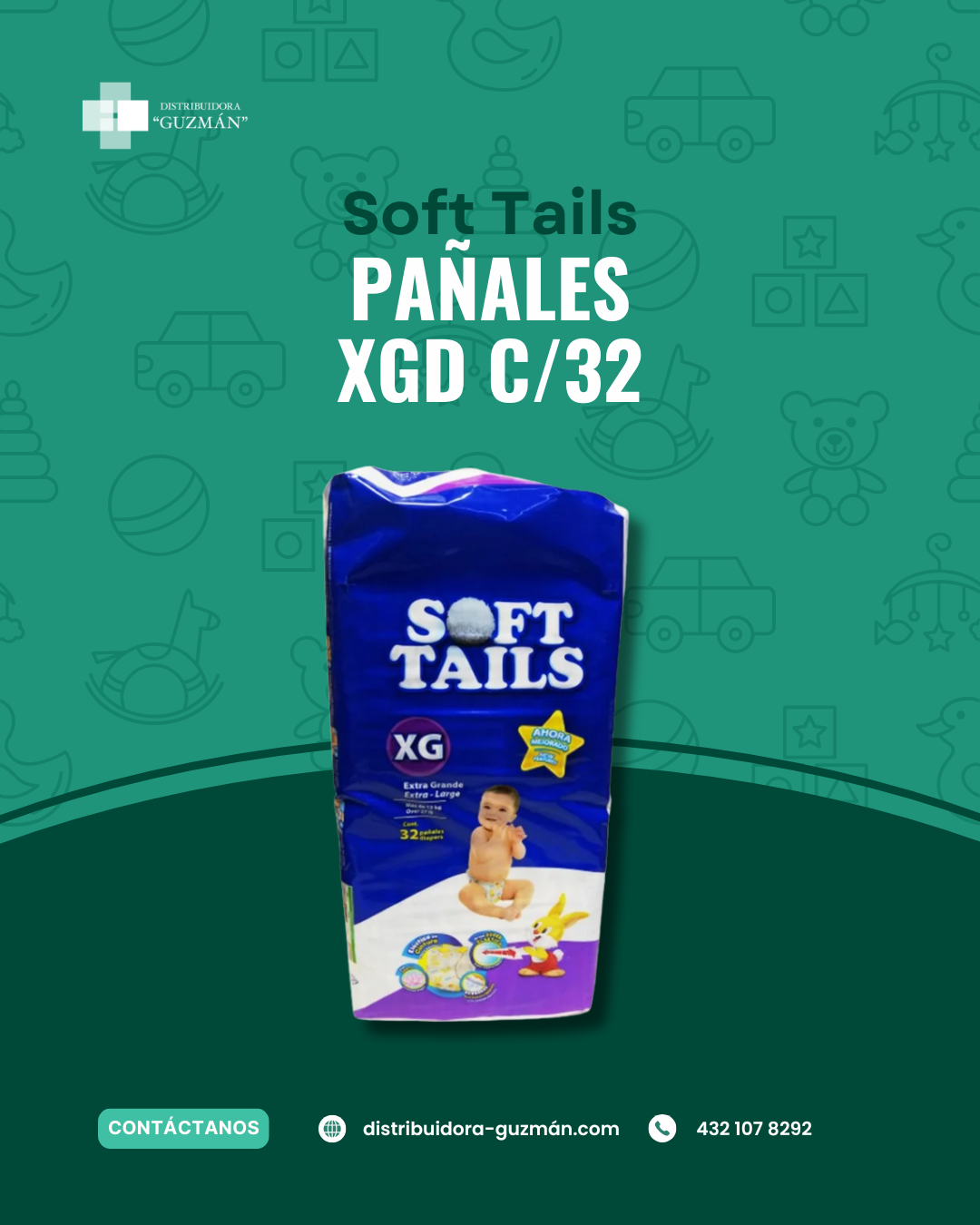 Pañal Soft Tails XG c/32