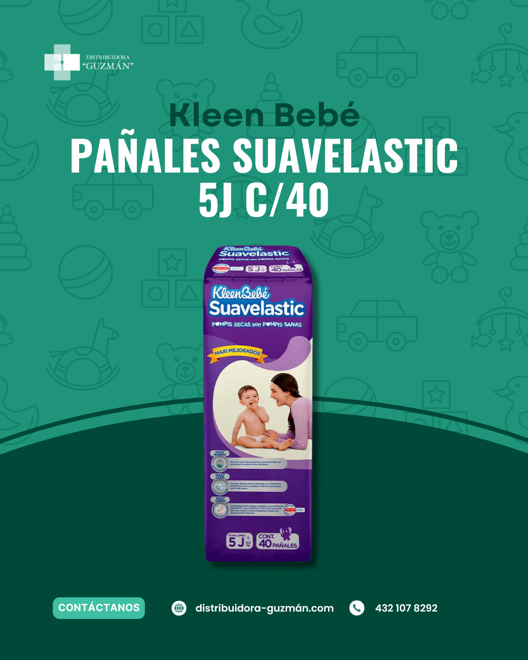 Pañal Suavelastic 5J c/40