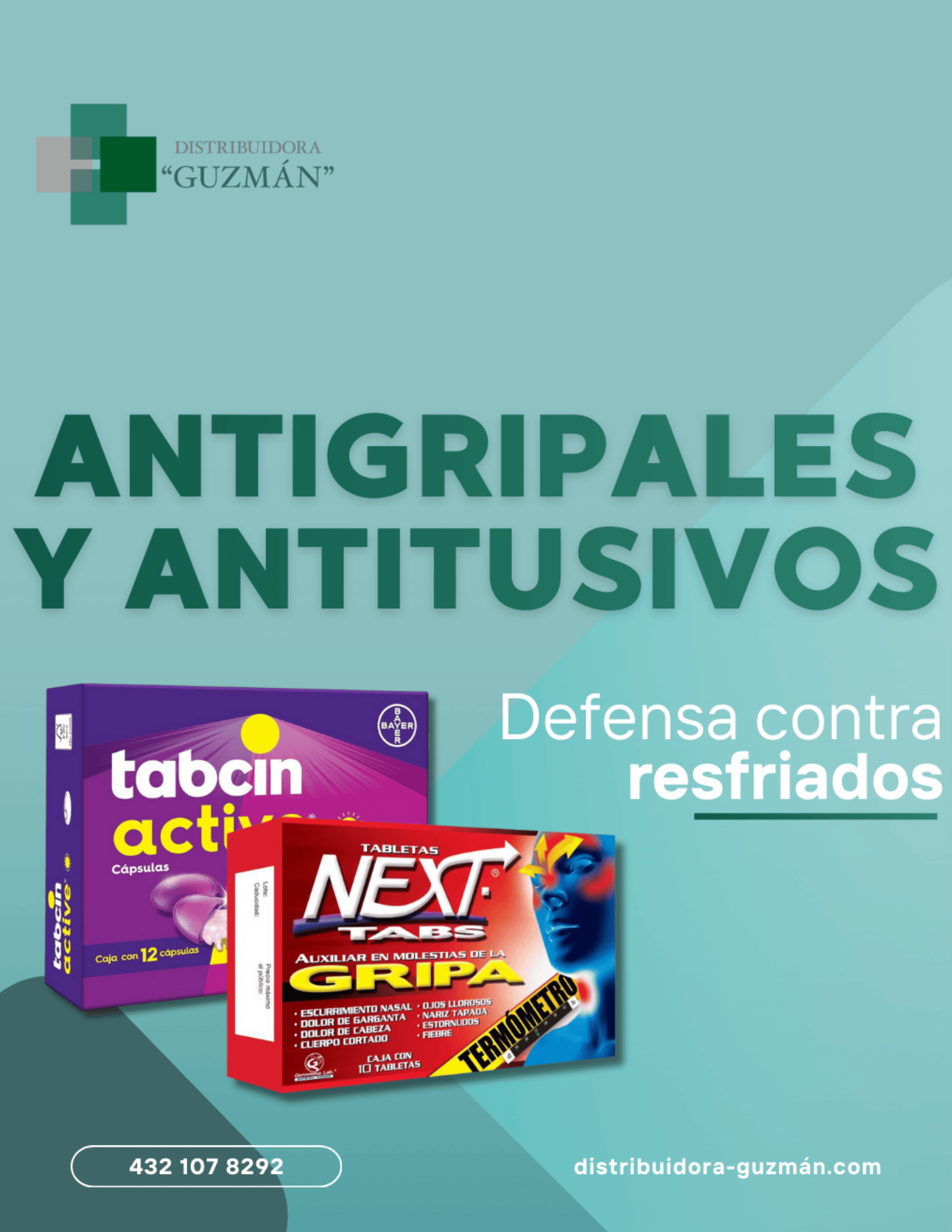 Antigripales y Antitusivos - Distribuidora Guzmán