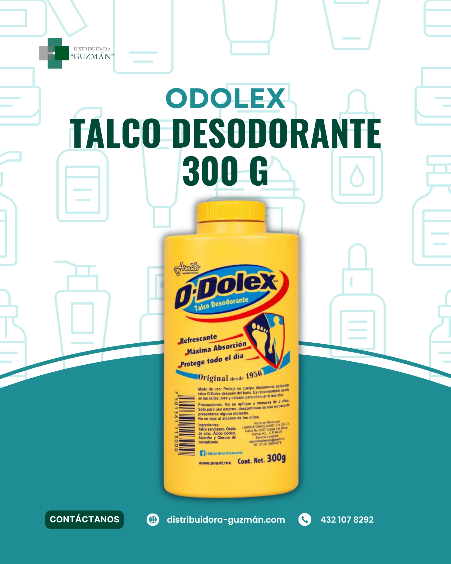 Odolex Talco 300 g